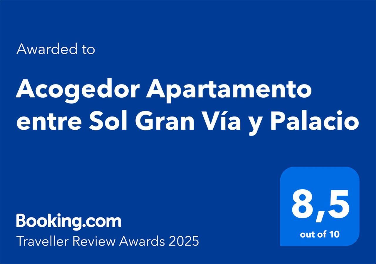 Acogedor Apartamento entre Sol Gran Vía y Palacio Madri Exterior foto